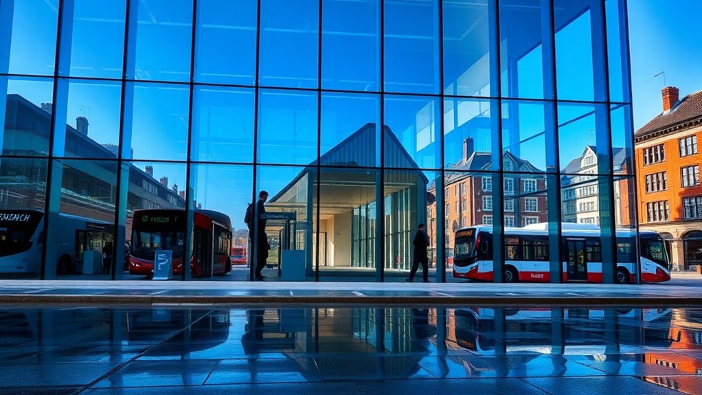 Commercial Glazing Round Bush