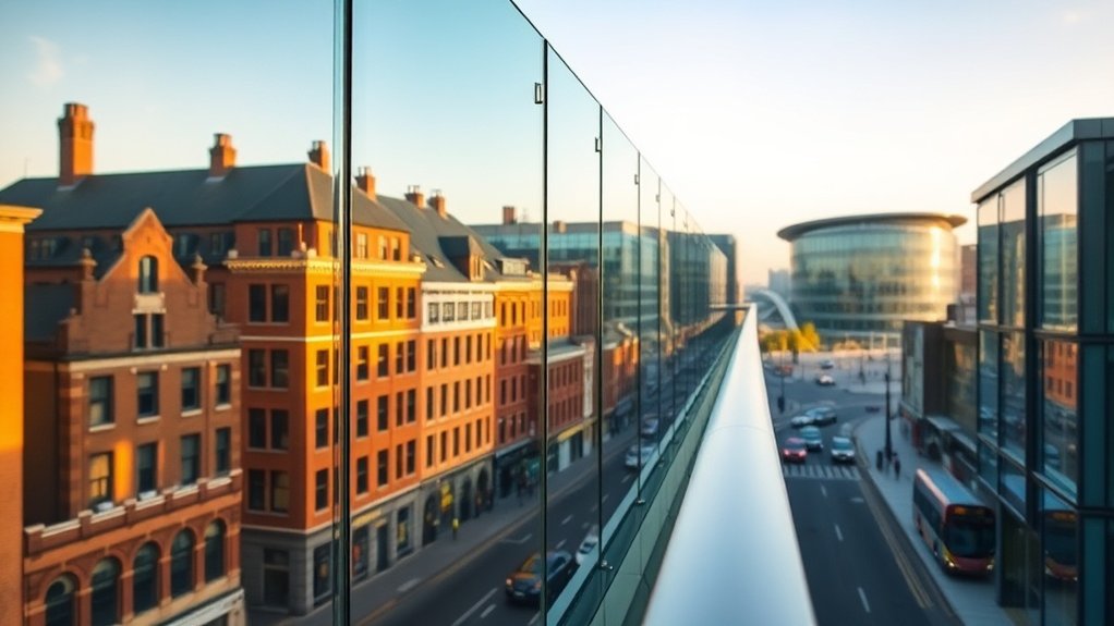 Glass Balustrades Round Bush