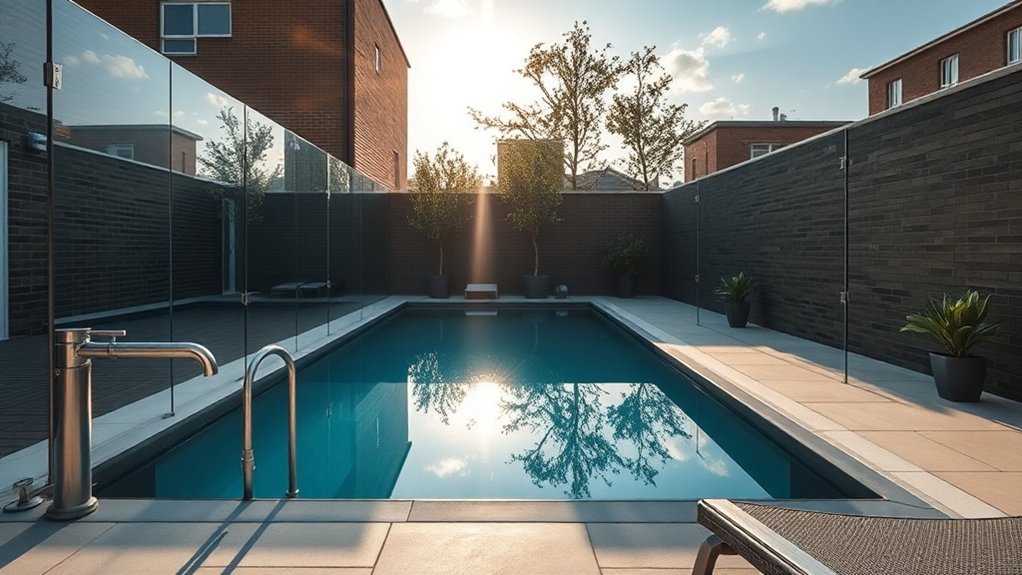 Pool Glass Fencing Radlett