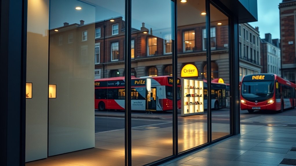 Shop Front Glazing Round Bush