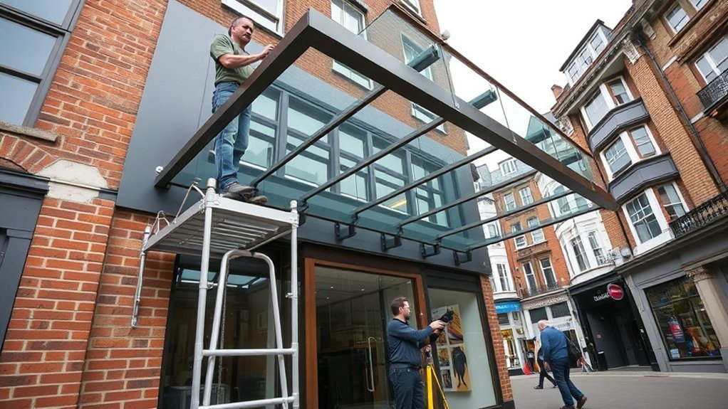 Shopfront Canopy Radlett