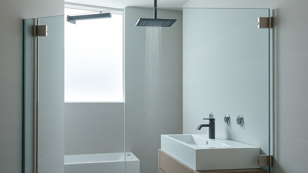 Shower Screens Round Bush