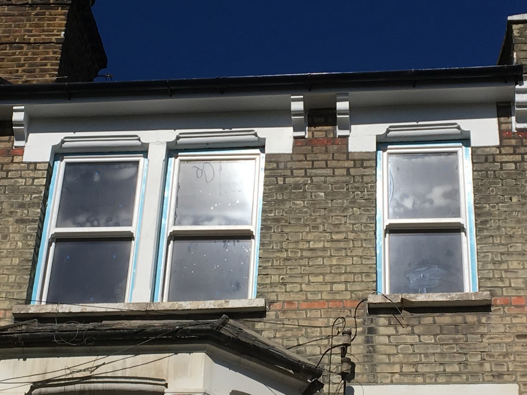 New uPVC sash windows fitted on Victorian terrace in Radlett